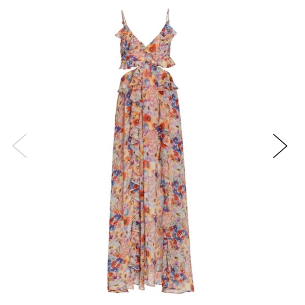 ASTR palace cut-out maxi dress